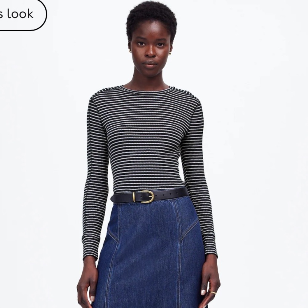 Madewell long sleeve ribbed tee
